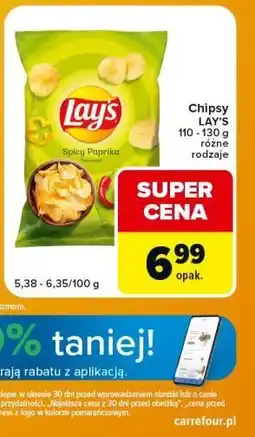 Carrefour Express Chipsy LAY'S oferta