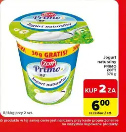 Carrefour Market Jogurt naturalny PRIMO ZOTT oferta