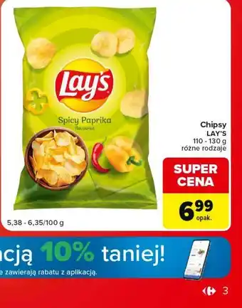 Carrefour Market Chipsy LAY'S oferta