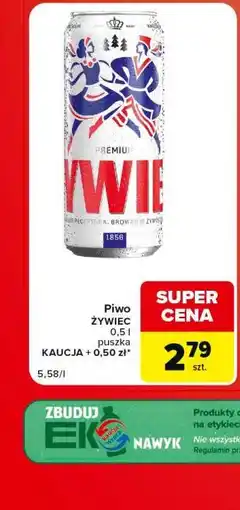 Carrefour Market Piwo Żywiec oferta