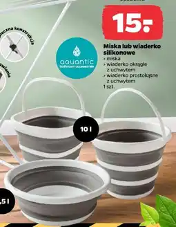 Netto Miska lub wiaderko silikonowe aquantic oferta