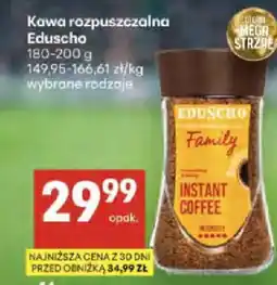 Delikatesy Centrum Kawa rozpuszczalna Eduscho oferta