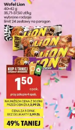 Delikatesy Centrum Wafel Lion oferta