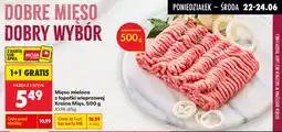 Biedronka Mięso mielone z łopatki wieprzowej Kraina Mięs oferta