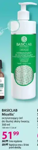 Hebe BASICLAB Micellis oczyszczający żel do tłustej skóry twarzy oferta