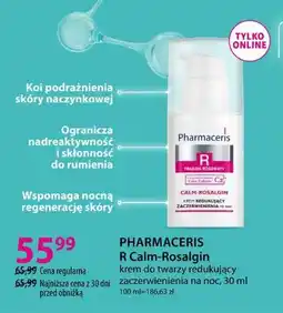 Hebe PHARMACERIS R Calm-Rosalgin krem do twarzy redukujący zaczerwienienia na noc oferta