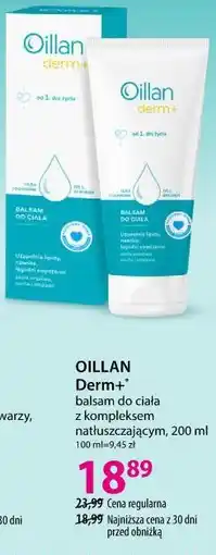 Hebe OILLAN Derm+* balsam do ciała z kompleksem natłuszczającym, 200 ml oferta