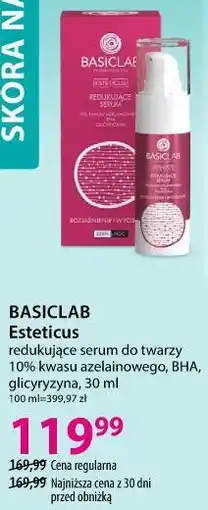 Hebe BASICLAB Esteticus redukujące serum do twarzy oferta