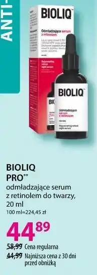 Hebe BIOLIQ PRO odmładzające serum z retinolem do twarzy oferta