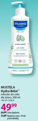 Hebe MUSTELA Hydra Bébé mleczko do ciała dla dzieci oferta