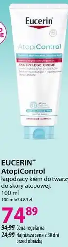 Hebe EUCERIN AtopiControl łagodzący krem do twarzy do skóry atopowej oferta