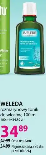 Hebe WELEDA rozmarynowy tonik do włosów oferta