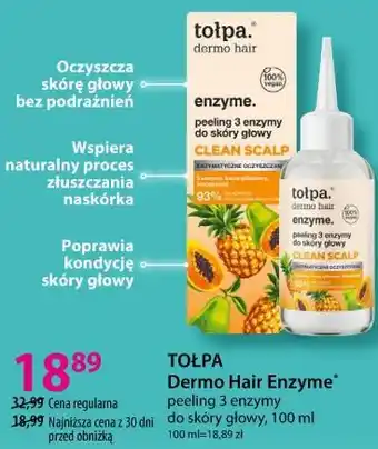 Hebe TOŁPA Dermo Hair Enzyme peeling 3 enzymy do skóry głowy oferta