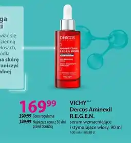 Hebe VICHY Dercos Aminexil R.E.G.E.N. serum wzmacniające i stymulujące włosy oferta