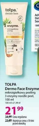 Hebe TOŁPA Dermo Face Enzyme mikroigiełkowy peeling 3 enzymy needle peel oferta