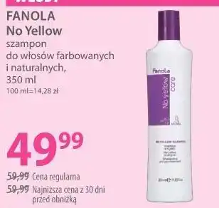 Hebe FANOLA No Yellow szampon do włosów farbowanych i naturalnych oferta