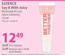 Hebe ESSENCE Say It With Juicy błyszczyk do ust oferta