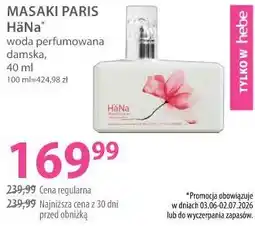Hebe MASAKI PARIS HäNa woda perfumowana damska oferta