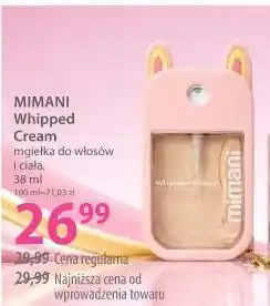 Hebe MIMANI Whipped Cream mgiełka do włosów i ciała oferta