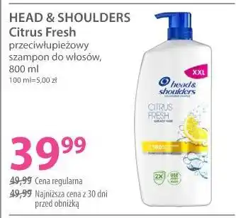 Hebe Head & Shoulders Citrus Fresh przeciwłupieżowy szampon do włosów oferta