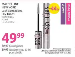 Hebe MAYBELLINE NEW YORK Lash Sensational Sky Tubes tusz do rzęs oferta