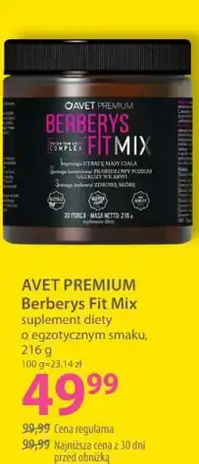 Hebe Avet Premium Berberys Fit Mix suplement diety oferta