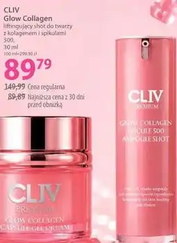 Hebe CLIV Glow Collagen liftingujący shot do twarzy z kolagenem i spikułami 500 oferta