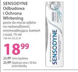 Hebe SENSODYNE Odbudowa i Ochrona Whitening pasta do mycia zębów na nadwrażliwość oferta