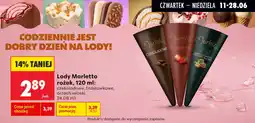 Biedronka Lody Marletto rożek oferta