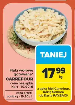 Carrefour Market Flaki wołowe Carrefour oferta