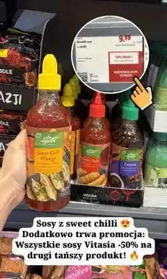 Lidl Sos Sriracha Vitasia Sweet Chilli Mango oferta