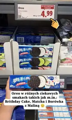 Lidl Ciastka Oreo Birthday Cake oferta