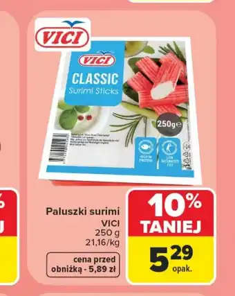 Carrefour Market Paluszki surimi Vici oferta