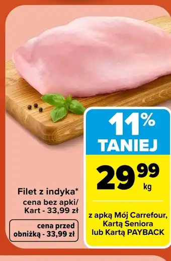 Carrefour Filet z indyka Carrefour oferta