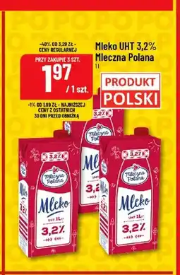 Polomarket Mleko UHT 3,2% Mleczna Polana oferta