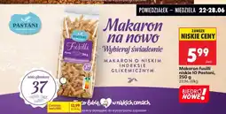 Biedronka Makaron fusilli niskie IG Pastani oferta