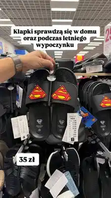 Pepco Klapki męskie Pepco Superman oferta