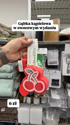 Pepco Gąbka kąpielowa pepco HOME owocowa oferta