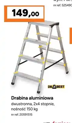 Bricoman Drabina aluminiowa Drabest oferta
