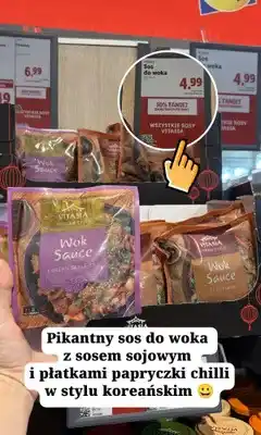 Lidl Sos do woka Vitasia Korean Style BBQ oferta