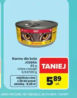 Carrefour Market Karma dla kota Josera oferta