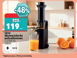 Biedronka Wyciskarka wolnoobrotowa Hoffen oferta