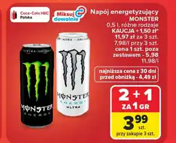Carrefour Napój energetyczny Monster oferta