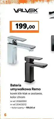 Bricoman Bateria umywalkowa Valvex Remo oferta