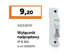 Bricoman Wyłącznik nadprądowy Noark 1P B 16A oferta