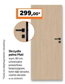 Bricoman Skrzydło drzwiowe pełne Mati oferta