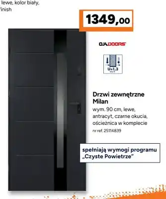 Bricoman Drzwi zewnętrzne Milan oferta