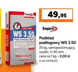 Bricoman Podkład podłogowy Sopro WS 3,50 oferta