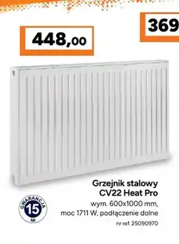 Bricoman Grzejnik stalowy CV22 Heat Pro oferta