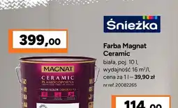 Bricoman Farba ceramiczna Magnat Ceramic biała oferta